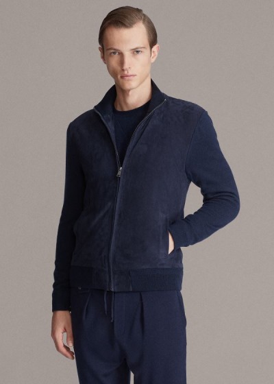 Suéter Ralph Lauren Camurça-Front Full-Zip Homem 54237-TKFS